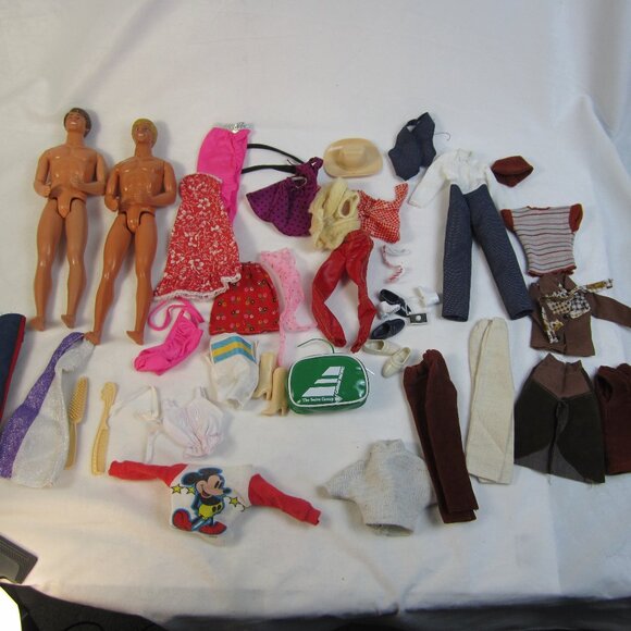 Barbie Other - Vintage Mixed Barbie / Ken Clothes & Accessories Lot